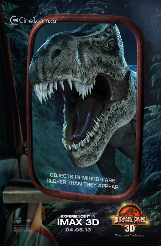 Jurassic Park 3D Retroviseur